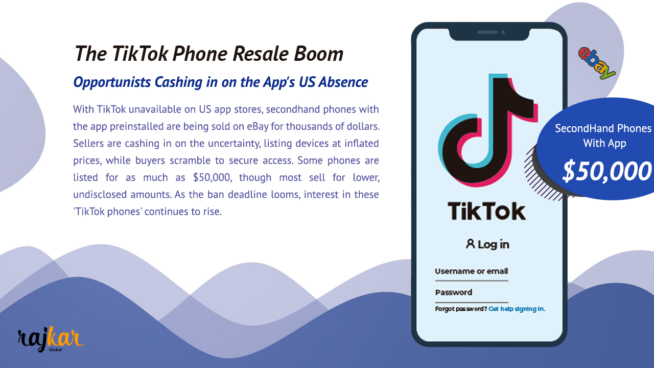 Some eBay sellers are listing used smartphones with TikTok preinstalled for inflated prices