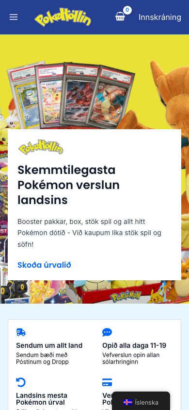 PokeHollin mobile view