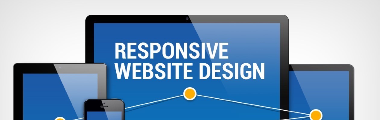 Desktop website mockup